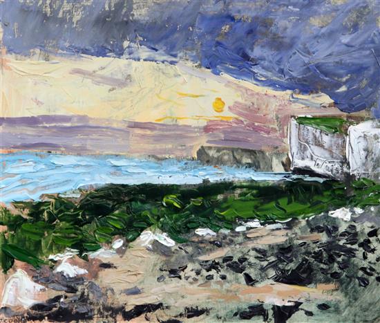 Jean Esme Oregon Cooke RA (1927-2008) Shining Sea, 12 x 14in.